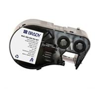 Brady M4C-500-595-RD-WT etiquetas de vinilo blanco sobre rojo 12,70 mm x 7,62 m