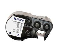 Brady M4C-500-595-RD-WT etiquetas de vinilo blanco sobre rojo 12,70 mm x 7,62 m
