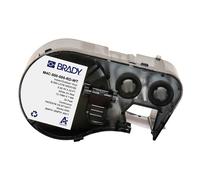 Brady M4C-500-595-RD-WT etiquetas de vinilo blanco sobre rojo 12,70 mm x 7,62 m (original)