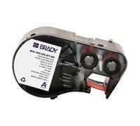 Brady M4C-500-595-WT-RD cinta de vinilo rojo sobre blanco 12,7 mm x 7,62 m