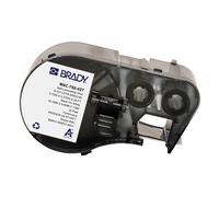 Brady M4C-750-427 etiquetas de vinilo laminado negro sobre blanco/transparente 19,05 mm x 7,62 m x 9,53 mm