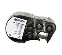 Brady M4C-750-595-WT-BK etiquetas de vinilo negro sobre blanco 19,05 mm x 7,62 m