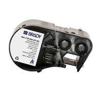 Brady M4C-750-595-WT-BK etiquetas de vinilo negro sobre blanco 19,05 mm x 7,62 m (original)