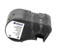 Brady M5-103-498 etiquetas de tela de vinilo negro sobre blanco 31,75 mm x 25,4 mm (original)