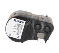 Brady M5-115-427 etiquetas de vinilo laminado negro sobre blanco/transparente 31,75 mm x 38,1 mm x 12,7 mm