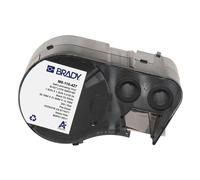 Brady M5-115-427 etiquetas de vinilo laminado negro sobre blanco/transparente 31,75 mm x 38,1 mm x 12,7 mm (original)