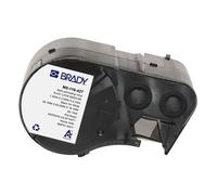 Brady M5-116-427 etiquetas de vinilo laminado negro sobre blanco/transparente 63,5 mm x 38,1 mm x 19,05 mm (original)