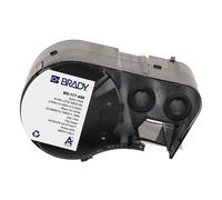 Brady M5-117-499 etiquetas de tela de nailon negro sobre blanco 12,7 mm x 25,4 mm (original)