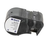 Brady M5-129-461 etiquetas de poliéster laminado negro sobre blanco/transparente 38,1 mm x 57,15 mm x 31,75 mm