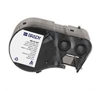 Brady M5-34-427 etiquetas de vinilo laminado negro sobre blanco 38,10 mm x 152,40 mm
