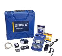 Brady M510 - Kit de Impresora de Etiquetas portátil, Dispositivo de etiquetado, máquina de etiquetado Industrial para Etiquetas Resistentes a Productos químicos, Incluye Funda, batería, Cable de
