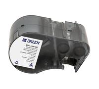 Brady M5C-1500-427 cinta de vinilo laminado negro sobre blanco/transparente 38,1 mm x 7,62 m x 12,7 mm