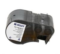 Brady M5C-1500-584-YL etiquetas de plástico negro sobre amarillo 38,1 mm x 6,1 m