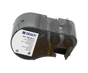 Brady M5C-1500-584-YL etiquetas de plástico negro sobre amarillo 38,1 mm x 6,1 m (original)