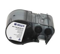 Brady M5C-1500-595-BK-WT cinta de vinilo blanco sobre negro 38,1 mm x 7,62 m