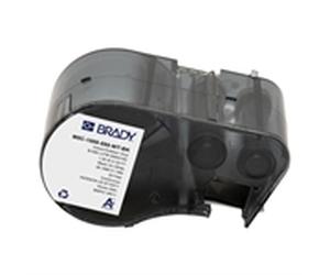 Brady M5C-1500-595-WT-BK cinta de vinilo negro sobre blanco 38,1 mm x 7,62 m