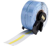 Brady PSPT-094-2-YL-R BMP61, BMP71 y TLS 2200Series PermaSleeve tubo termorretráctil de poliolefina, compatible con 2820 AWG, 0.182" de ancho, amarillo (Paquete de 70)