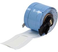 Brady PSPT-375-2-WT-R BMP61, BMP71 y TLS 2200Series PermaSleeve tubo termorretráctil de poliolefina, compatible con 124 AWG, 0.645 pulgadas de ancho, blanco (Paquete de 70)