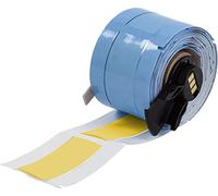 Brady PSPT-500-2-YL-R BMP61, BMP71 y TLS 2200Series PermaSleeve tubo termorretráctil de poliolefina, se adapta a 81 AWG, 0.851" de ancho, amarillo (Paquete de 70)