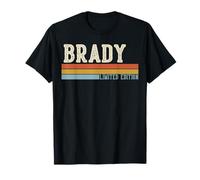 Brady Retro Vintage Hombres Niños Niños Nombre Camiseta