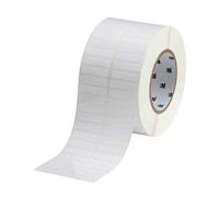 Brady THT-147-422-10 etiqueta de poliéster blanco brillante 38,10 x 9,53 mm