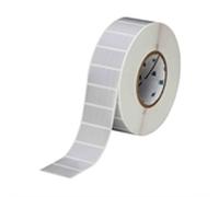 Brady THT-17-413-3 etiqueta de poliéster plata mate 50,80 x 25,40 mm