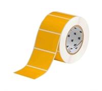 Brady THT-19-423-1-YL etiqueta de poliéster amarillo brillante 76,20 x 50,80 mm
