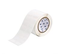 Brady THT-22-423-2 etiqueta de poliéster blanco brillante 31,75 x 19,05 mm