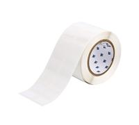 Brady THT-22-423-2 etiqueta de poliéster blanco brillante 31,75 x 19,05 mm