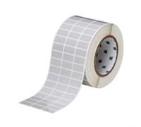 Brady THT-5-413-10 etiqueta de poliéster plata mate 25,40 x 12,70 mm