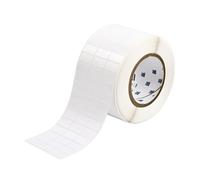 Brady THT-5-422-10 etiqueta de poliéster blanco brillante 25,40 x 12,70 mm