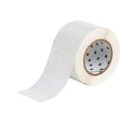 Brady THT-5-533-10 etiqueta removible poliéster blanco brillante 25,40 x 12,70 mm
