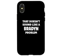 BRADYN Personalized Custom Boys BRADYN Name Carcasa para iPhone X/XS