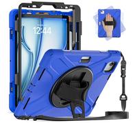 BRAECN Funda para iPad Air 4 10.9 2020 / iPad Pro de 11 pulgadas, resistente a los golpes, funda para niños con soporte para lápices, correa de mano y correa para el hombro para iPad Air de 4ª