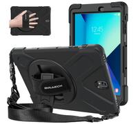 BRAECNstock para Samsung Galaxy Tab S3 Funda 9.7 pulgadas 2017 (SM-T820/T825/T827) Funda protectora resistente a los golpes con soporte giratorio