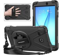 BRAECNstock Samsung Galaxy Tab E 8.0 Case (SMT375/T377/T378) Shockproof Durable Protective Cover with 360 Kickstand&Hand Strap Shoulder Str