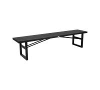 Brafab Banco Vevi Negro 200 cm