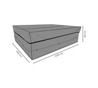 Brafab Funda protectora para Brafab conjunto de mesa y sillas Negro 205x155 cm