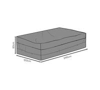 Brafab Funda protectora para Brafab conjunto de mesa y sillas Negro 245x120 cm