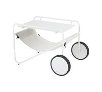 Brafab Mesa auxiliar Poul Table White-off white. 72x44 cm