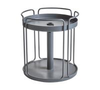 Brafab Mesa auxiliar y base para sombrilla Shady Anthracite