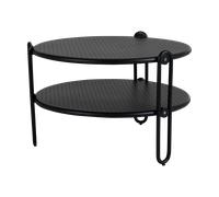 Brafab Mesa de centro Blixt Negro Ø65 cm
