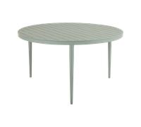 Brafab Mesa de comedor Bigby redonda Dusty green Ø130 cm