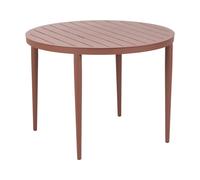 Brafab Mesa de comedor Bigby Zin Red. Ø100 cm