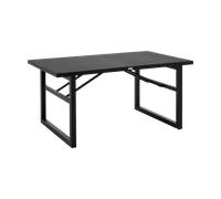Brafab Mesa de comedor Vevi Negro 160 cm