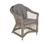 Brafab Sillón Kamomill con cojín de asiento y respaldo Beige-arena