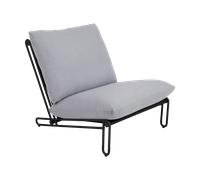 Brafab Sillón lounge Blixt Negro-sky grey
