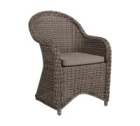 Brafab Sillón Paulina con cojín de asiento Rústico-beige
