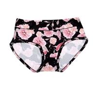 Braga Alta Floral elástica, Suave, Talle Medio, Ideal Curvas, Ropa Interior Mujer Cobertura