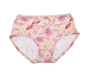 Braga Alta Floral elástica, Suave, Talle Medio, Ideal Curvas, Ropa Interior Mujer Cobertura